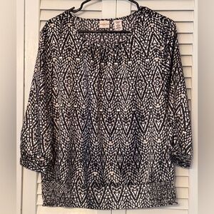Covington Geometric Blouse